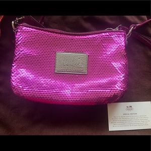 Coach Poppy crossbody bag in hot pink